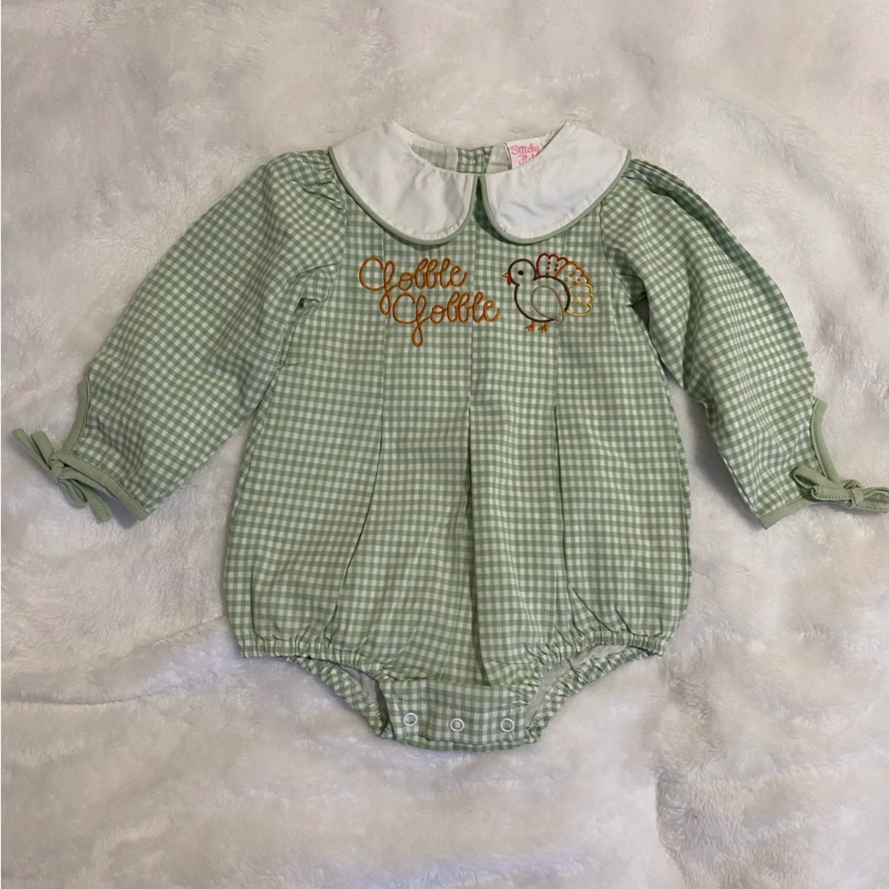 NWOT Baby Turkey Bubble Romper